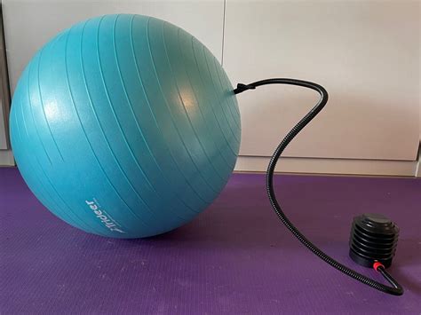 how to inflate exercise ball|core secrets exercise ball inflation.